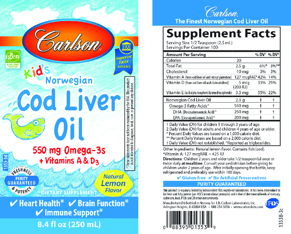 Kids Cod Liver Oil Lemon