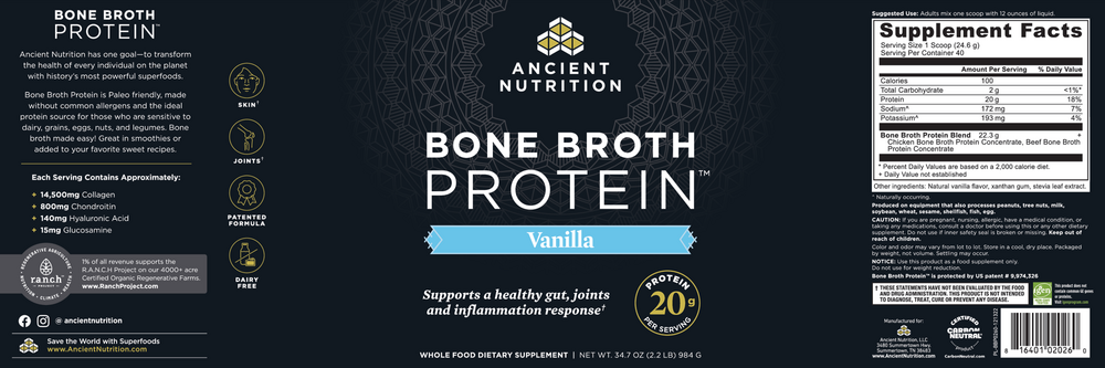Bone Broth Protein Vanilla