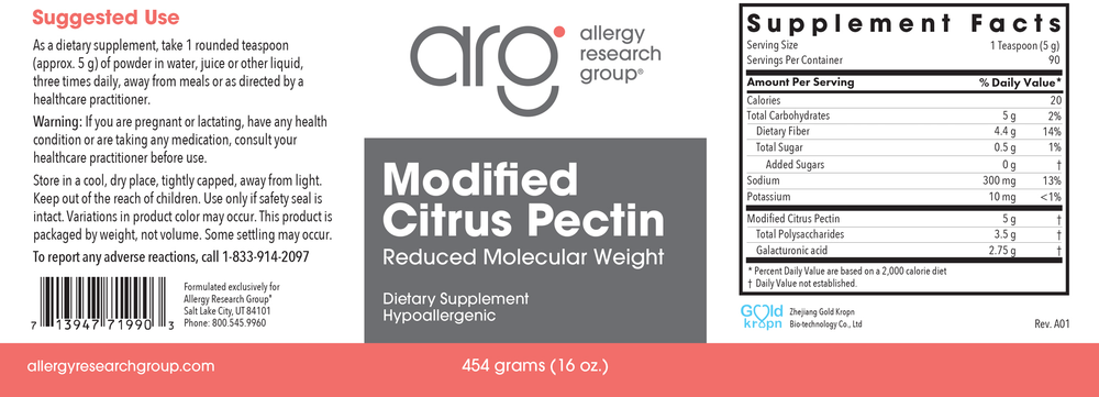 Modified Citrus Pectin Pwd