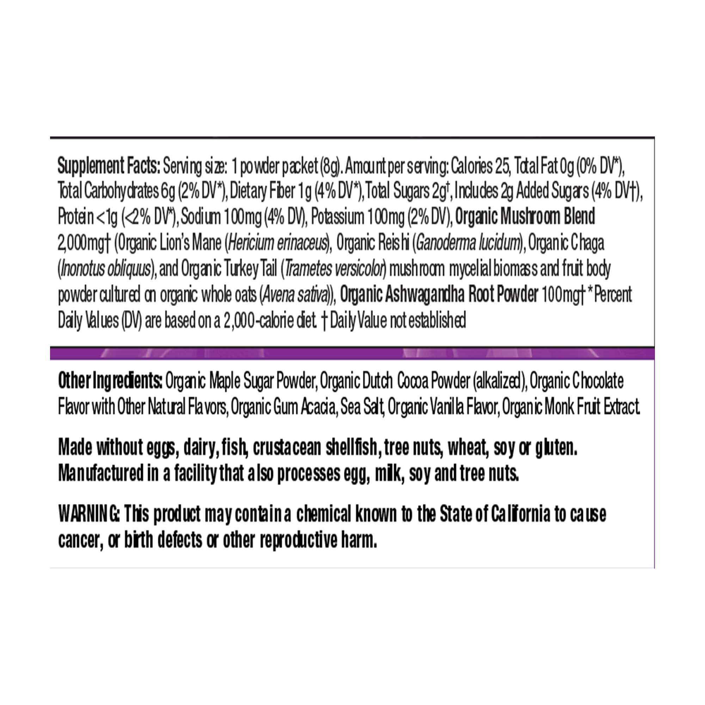 Mushroom Powered Hot Chocolate