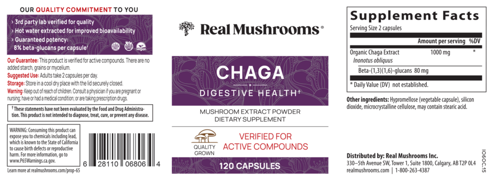 Chaga Extract Capsules