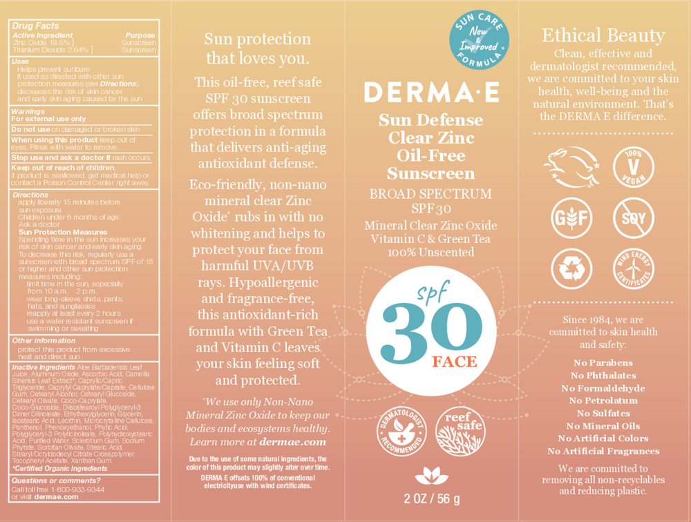 Sun Defense Clear Zinc Sunscreen SPF30 B