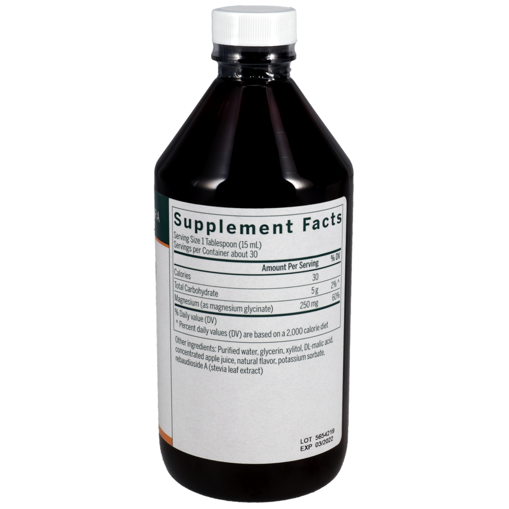 Magnesium Glycinate Liquid, Apple-Pomegranate Flavor