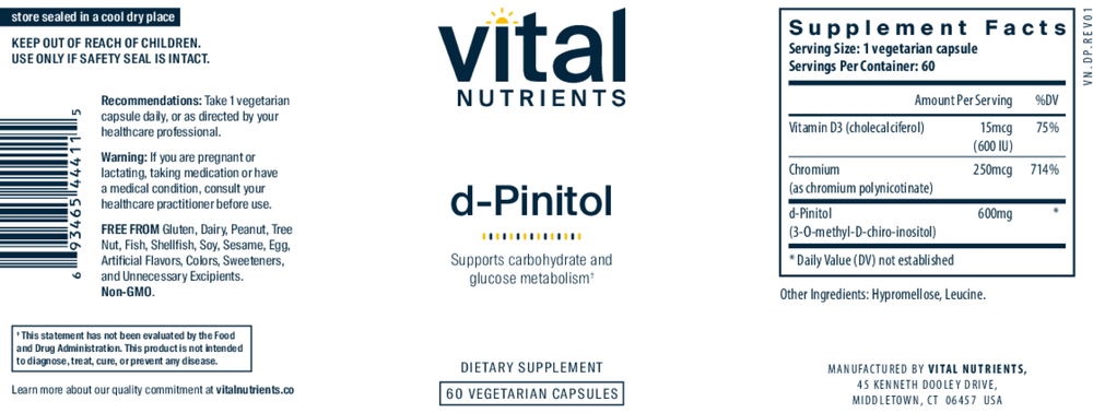 d-Pinitol 600 - for maintenace and support of ovarian health*