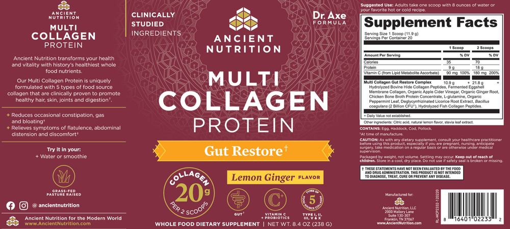 Multi Coll Protein Gut Restore
