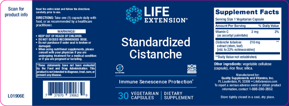 Standardized Cistanche