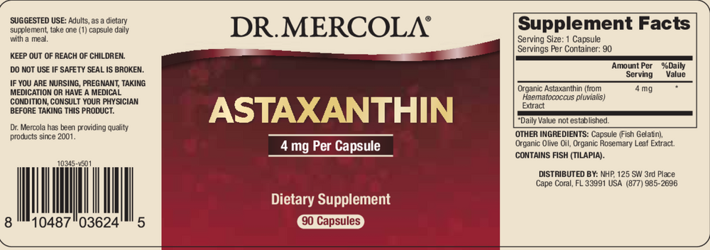 Astaxanthin 4mg