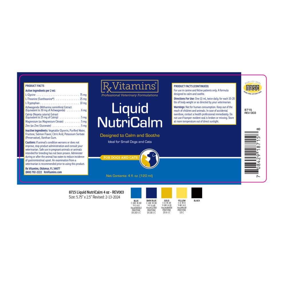 Liquid NutriCalm Dogs & Cats