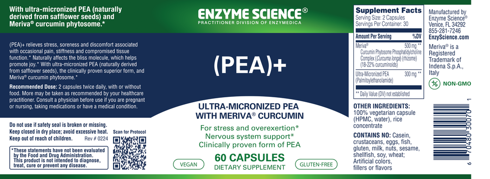(PEA)+ With Meriva® Curcumin