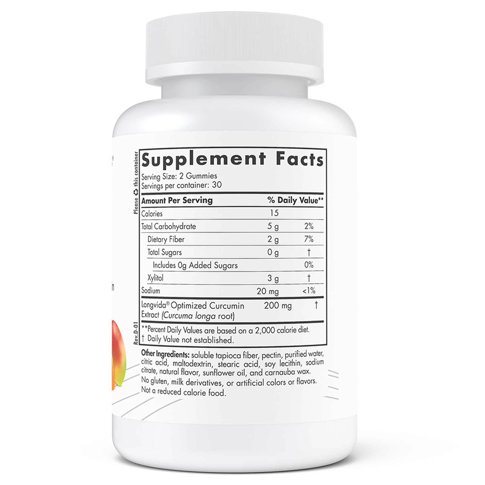 Zero Sugar Curcumin Gummies