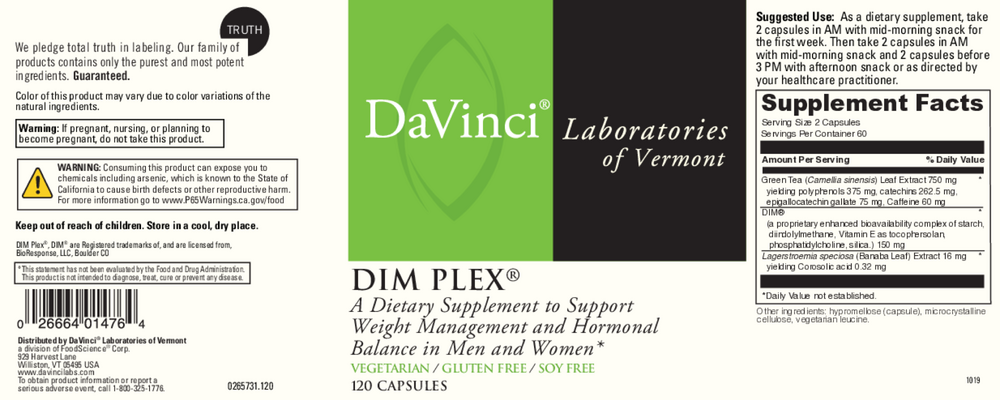 DIM Plex (California Only)