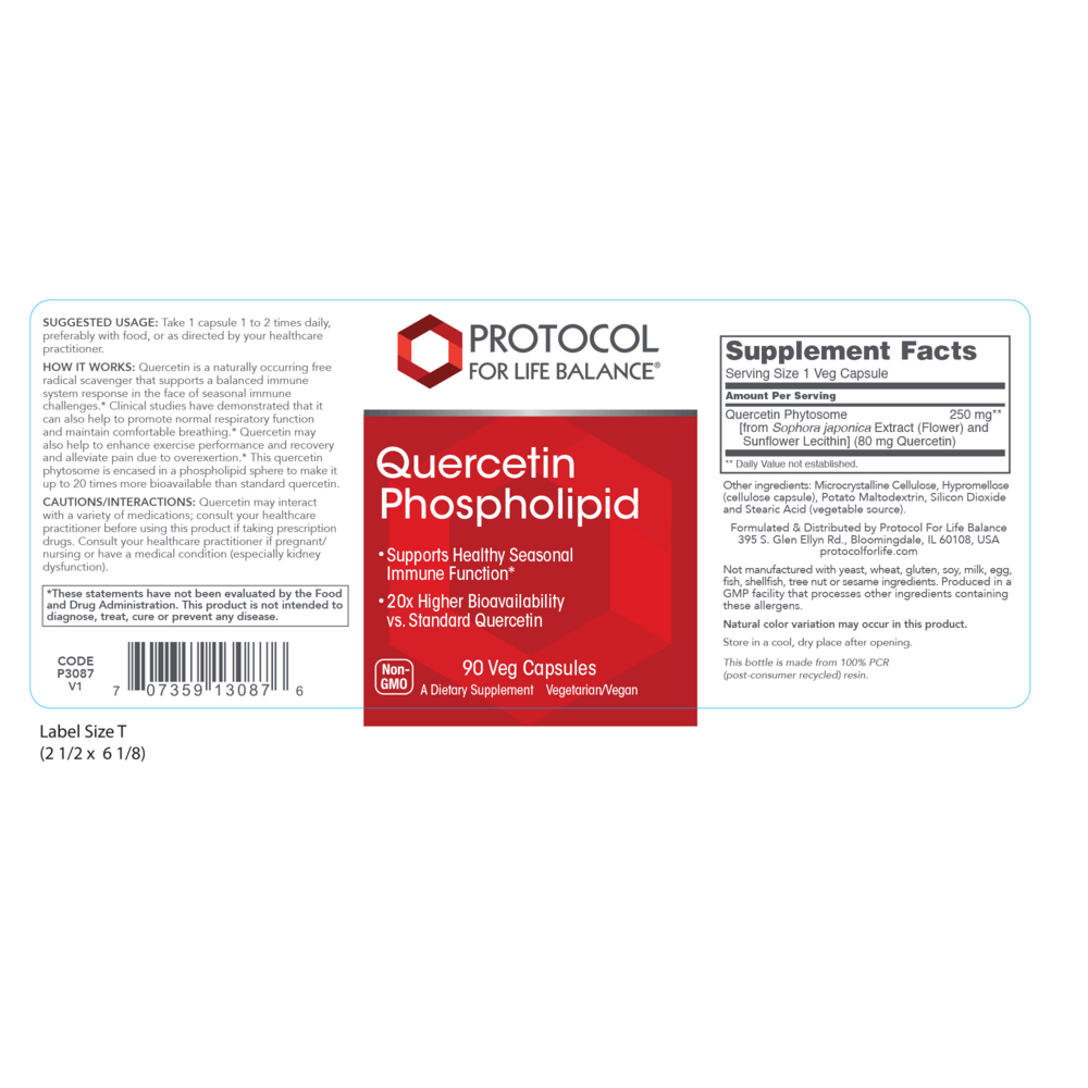 Quercetin Phospholipid 250mg