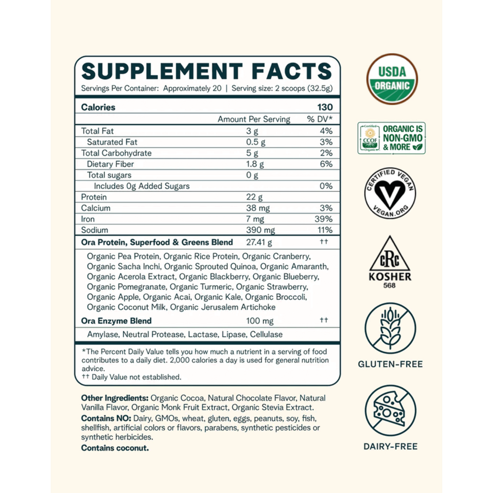 So Lean & So Clean, Plant Protein, Chocolate