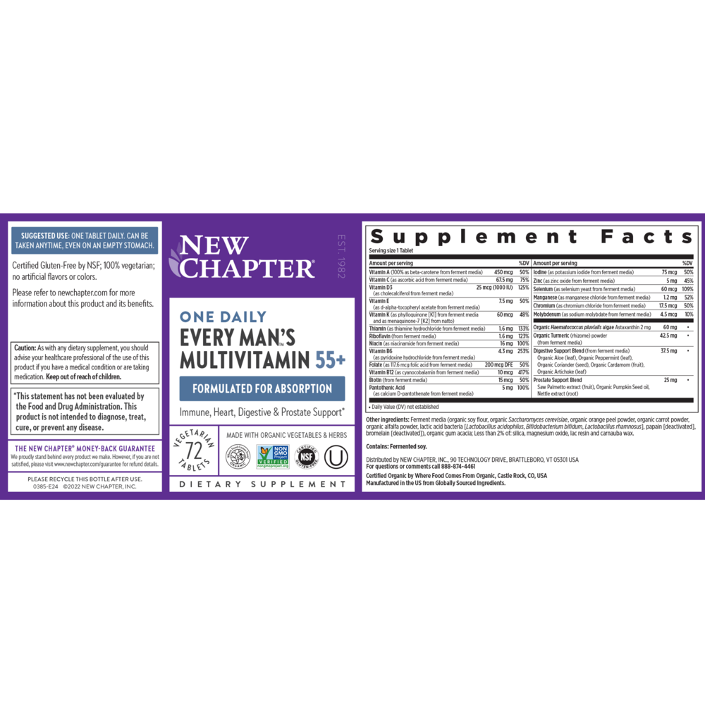 Every Man's One Daily 55+