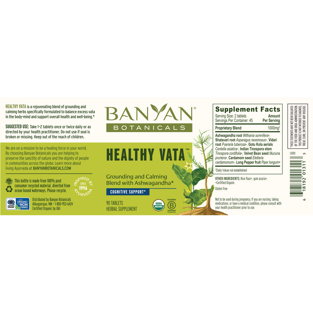 Healthy Vata (Organic)