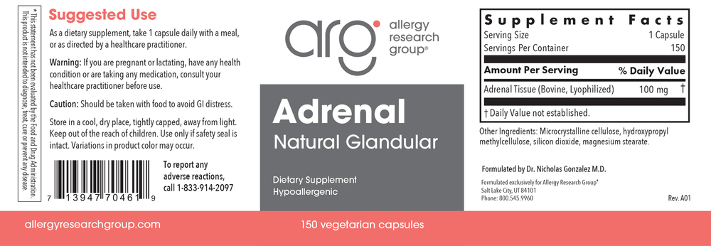 Adrenal Natural Glandular