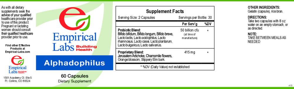 Alphadophilus 50 Billion