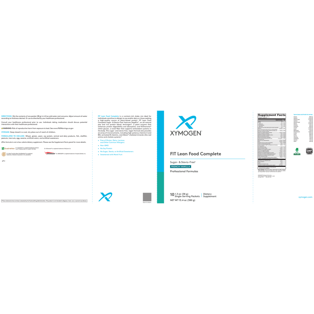 FIT Food Lean Complete - French Vanilla