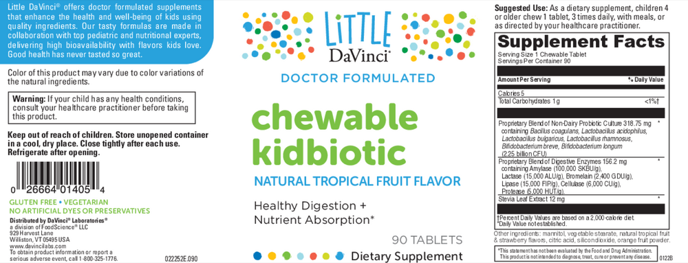 Chewable Kidbiotic