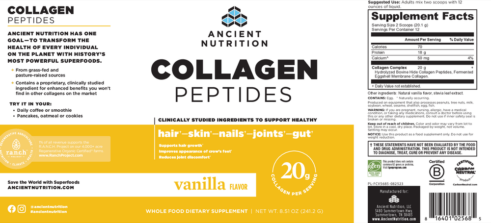Collagen Peptides - Vanilla