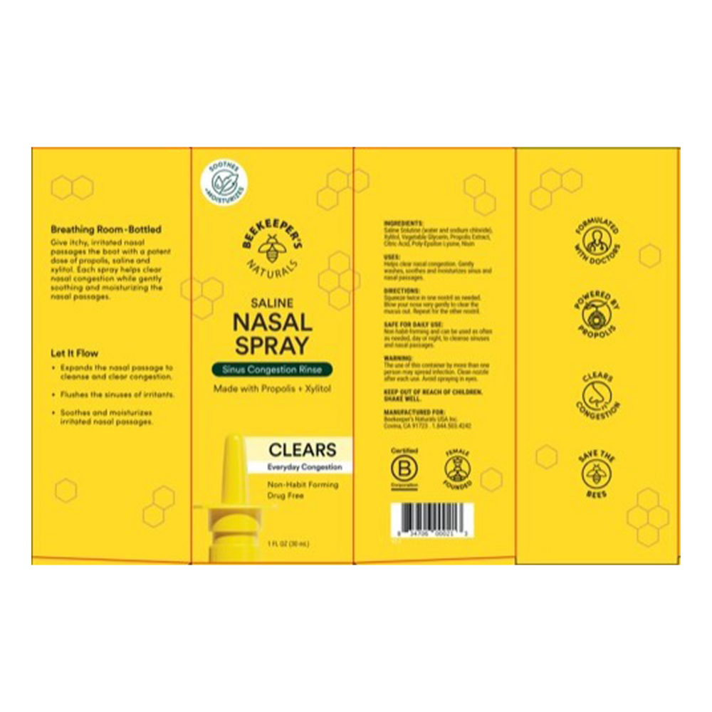 Propolis Nasal Spray - Sinus Congestion Support