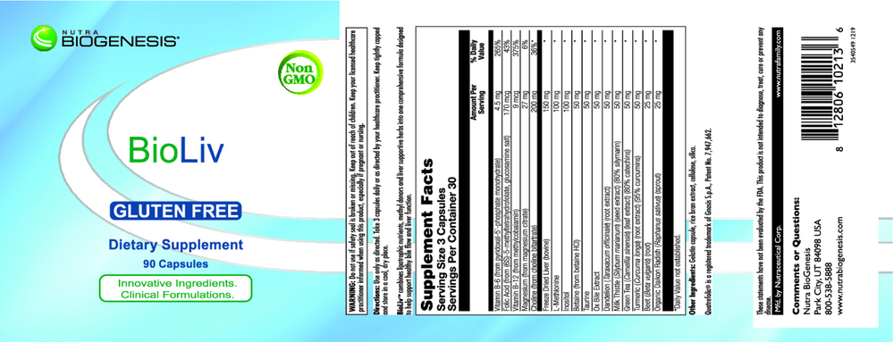 BioLiv (Lipotrophic Support Formula)
