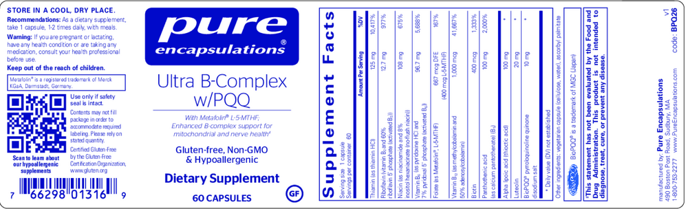 Ultra B-Complex w/PQQ