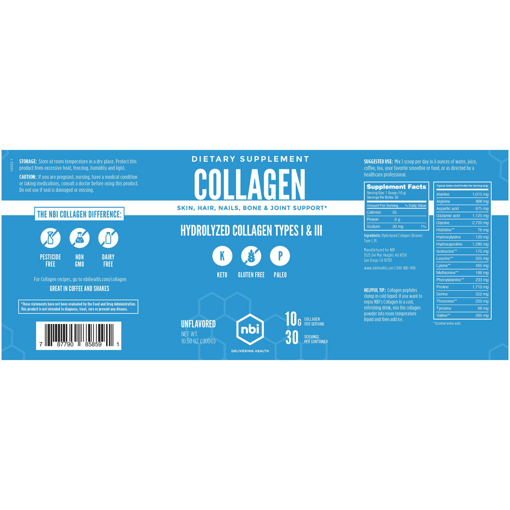 Collagen Types I & III Powder
