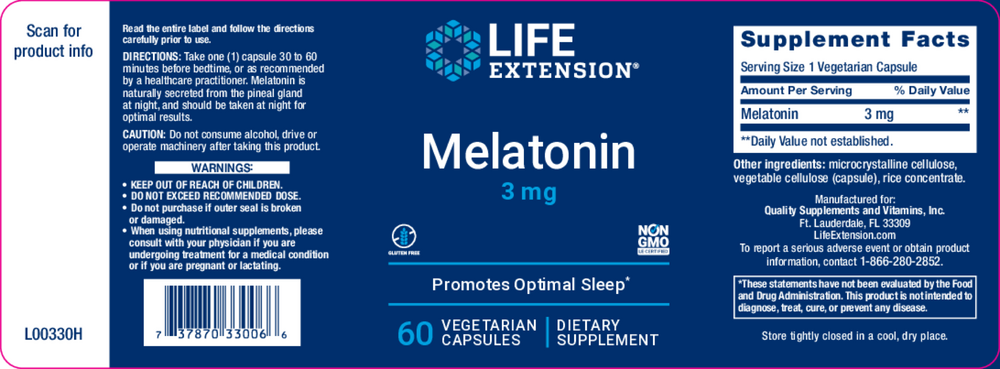 Melatonin 3mg