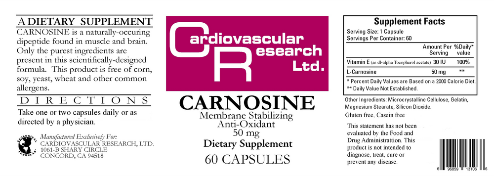 Carnosine 50mg