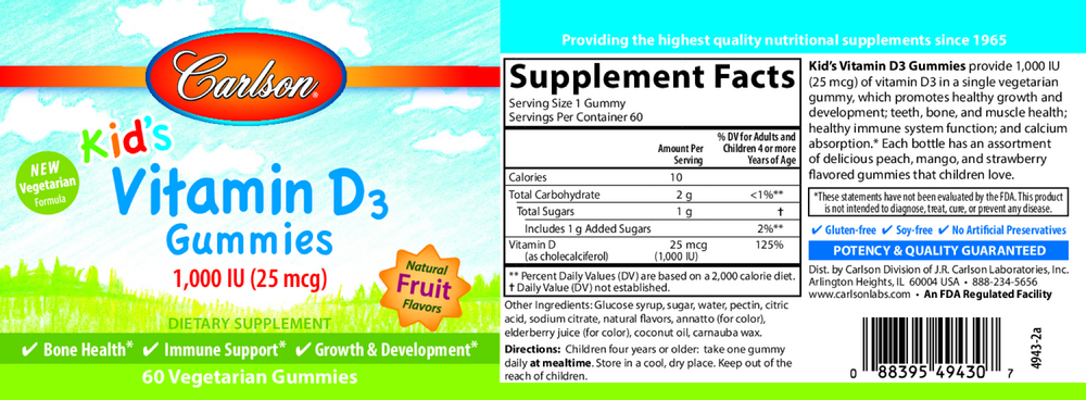 Kid's Vitamin D3