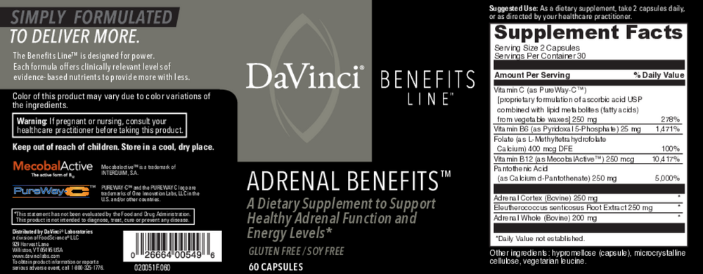 Adrenal Benefits