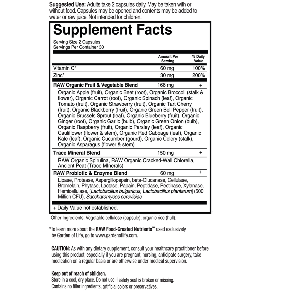 Vitamin Code RAW Zinc