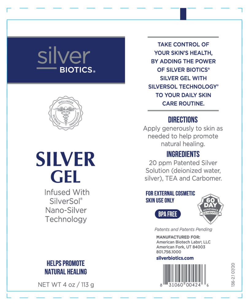 Silver Biotics Silver Gel