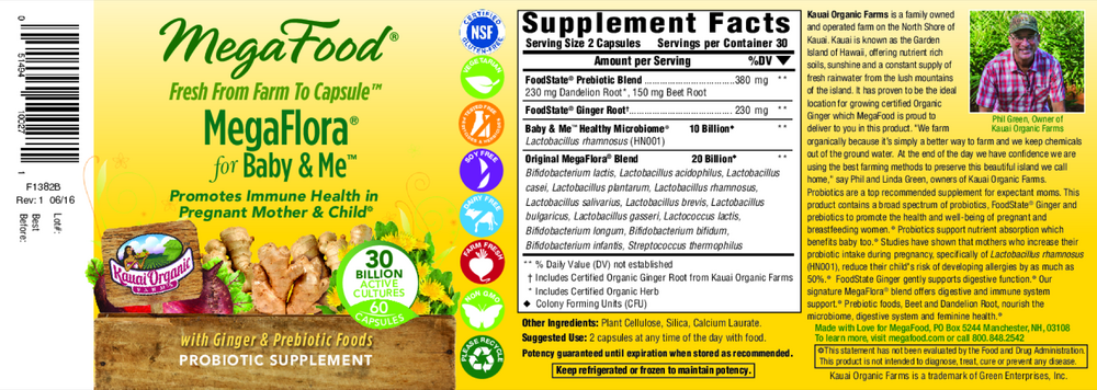 Baby & Me 2™ Prenatal Probiotic + Prebiotic