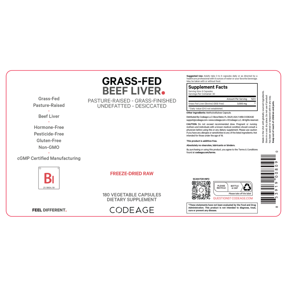 Grass-Fed Beef Liver