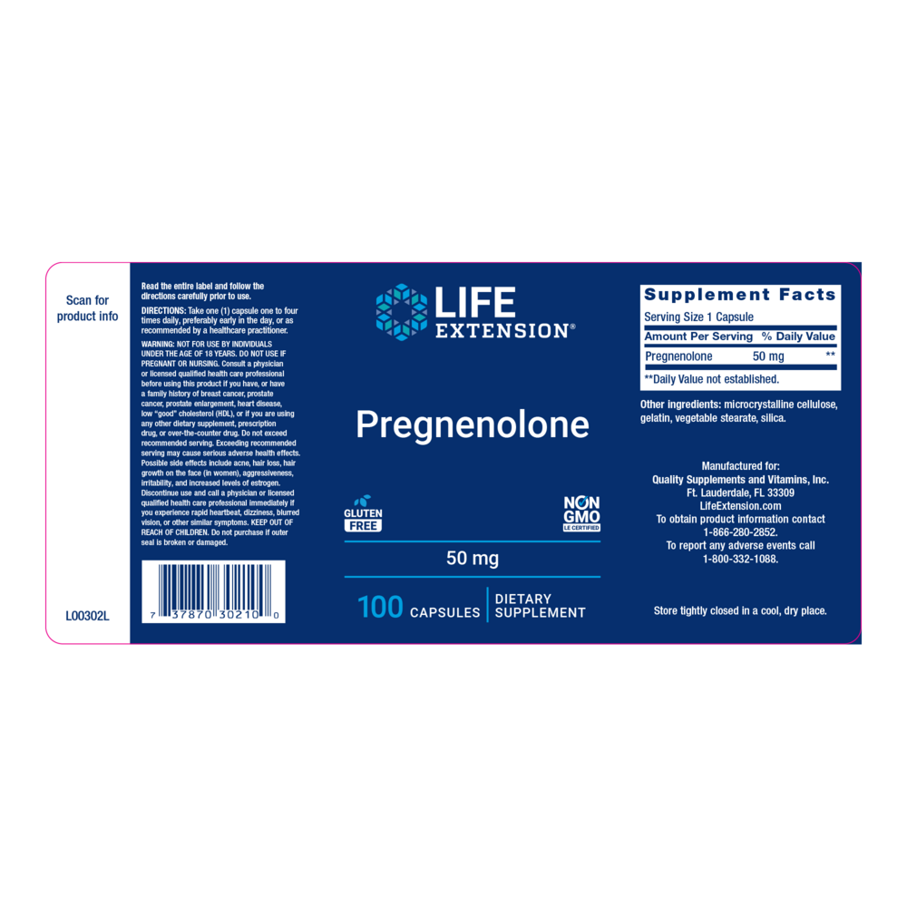 Pregnenolone 50mg