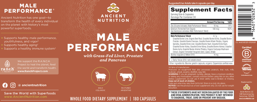 Ancient Glandulars - Male Performance