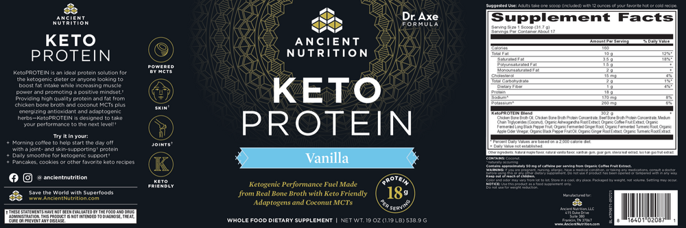 Keto Protein Vanilla