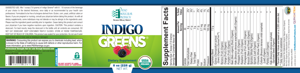 Indigo Greens Powder (California Only)