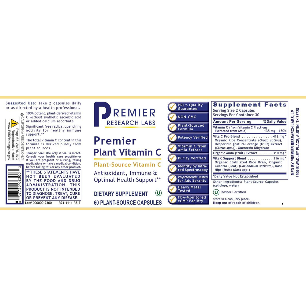 Premier Plant Vitamin C