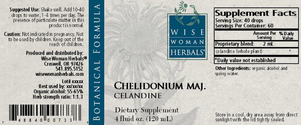 Chelidonium majus - celandine