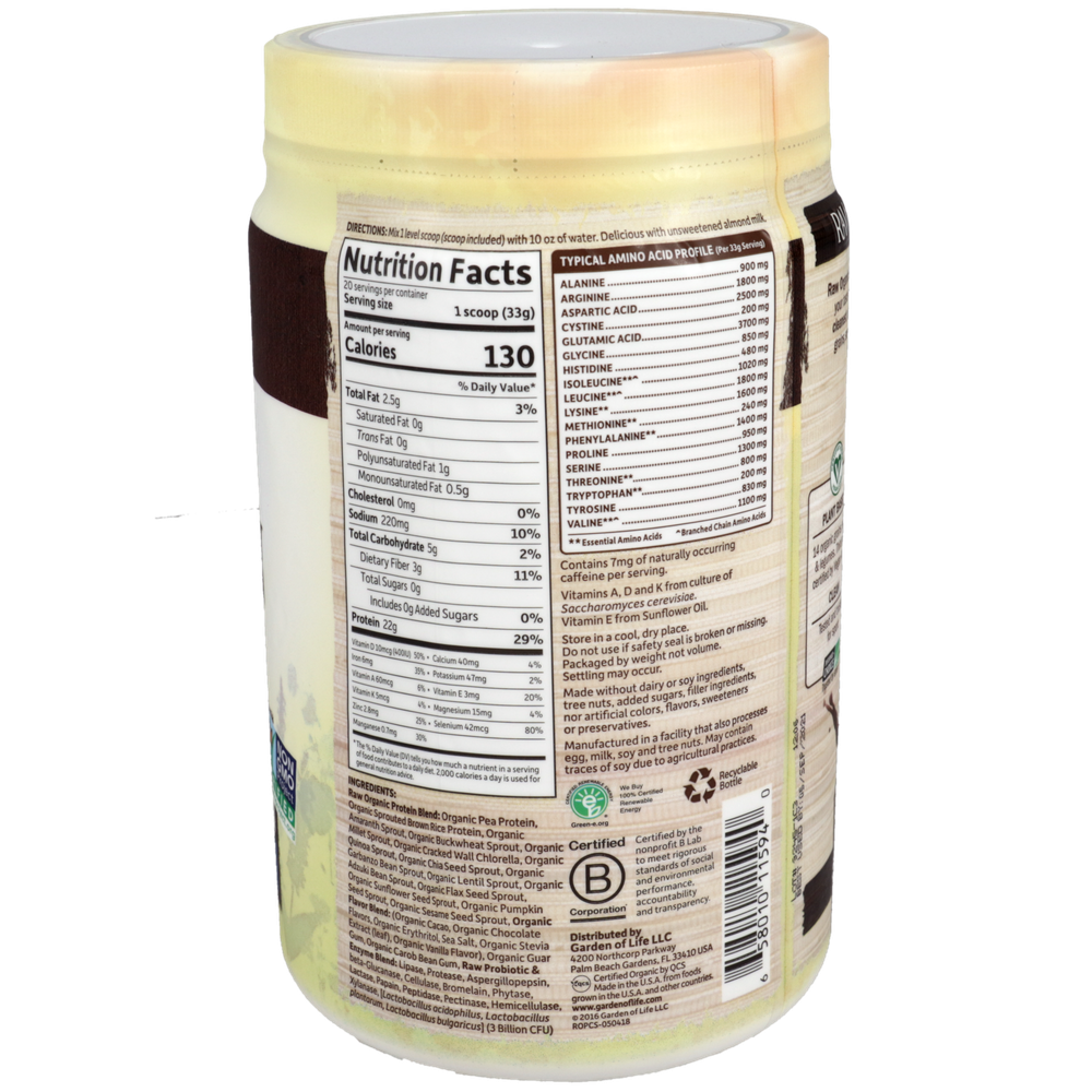 RAW Organic Protein - Real Raw Chocolate