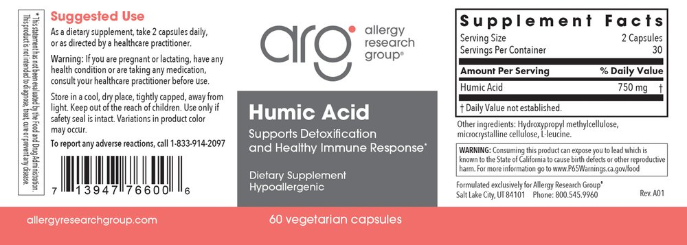 Humic Acid 750mg