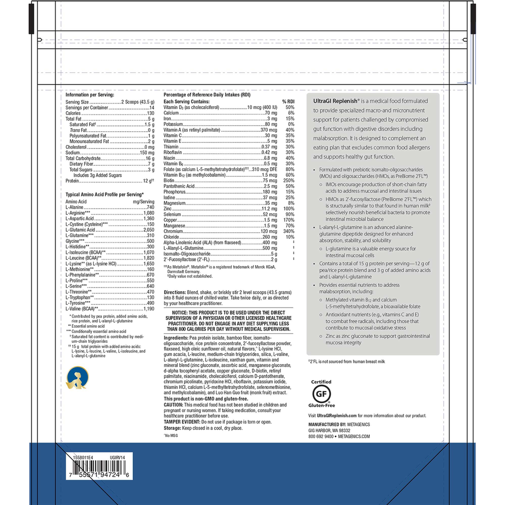 UltraGI Replenish®, Vanilla