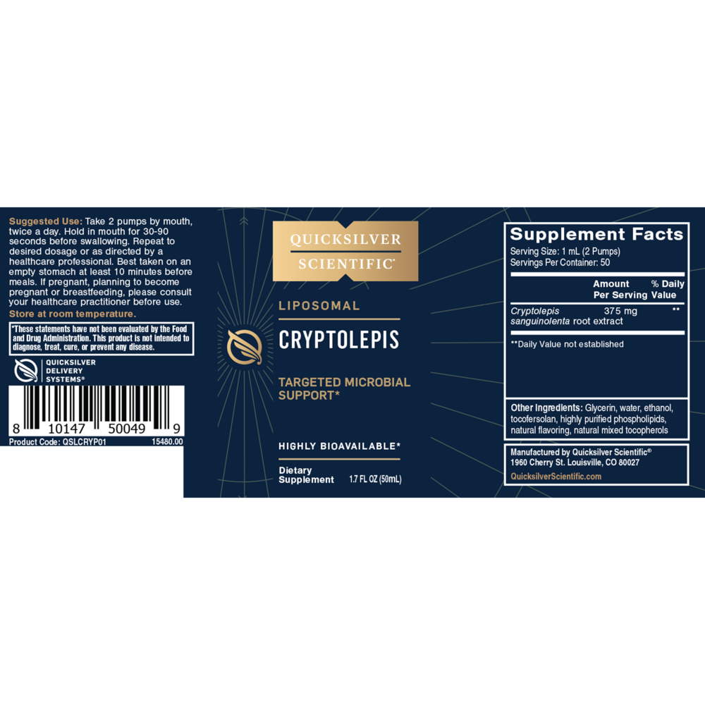 Liposomal Cryptolepis