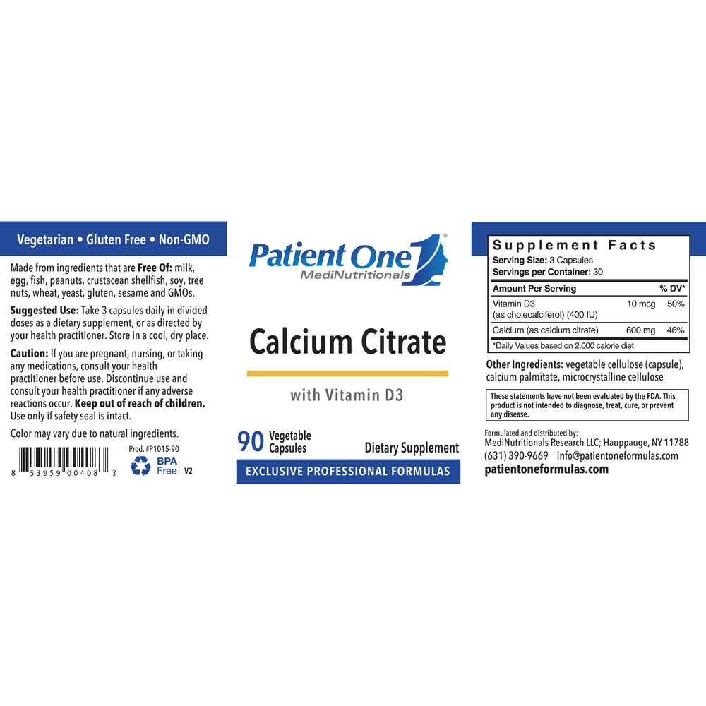 Calcium Citrate w/ Vitamin D3