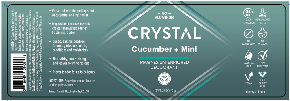 Magnesium Enriched Cucumber & Mint Deodo