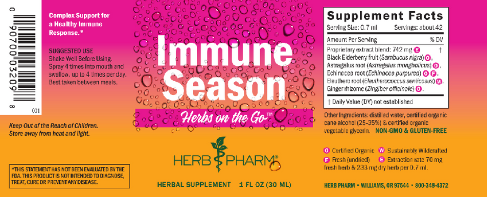 Herbs on the Go: Immune Season