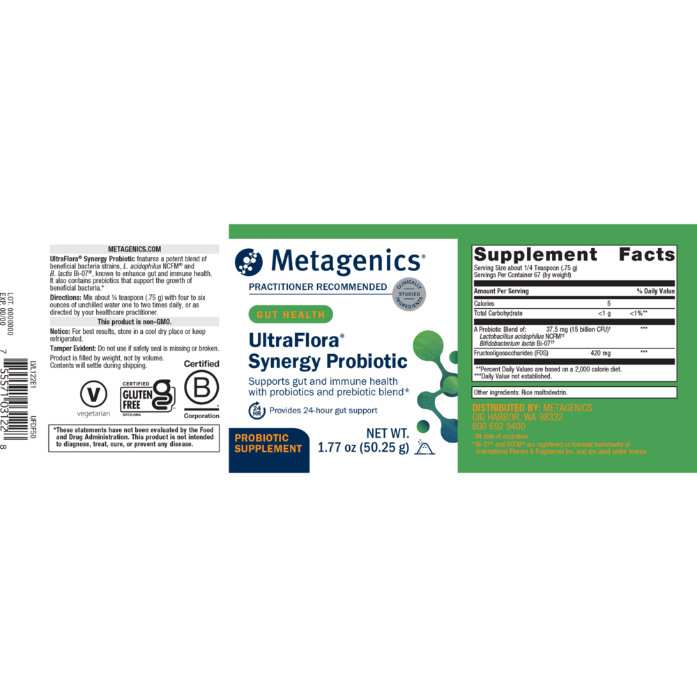 UltraFlora® Synergy Probiotic Powder